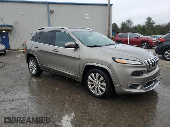 2016 Jeep Cherokee Overland with VIN 1C4PJLJS6GW303028, listed as a Copart auction lot 84814944 with 80,622 mi miles and Salvage title. Bid and sale history available at DreamBid. Image 4.