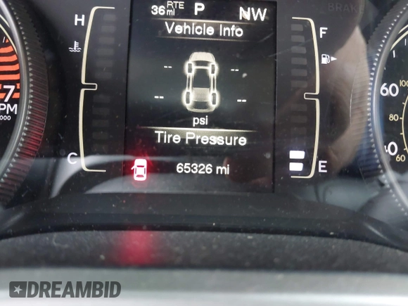 2018 Jeep Cherokee Latitude Plus with VIN 1C4PJLLBXJD621833, listed as a IAAI auction lot 41325843 with 65,326 mi miles. Bid and sale history available at carsss.com. Image 15.