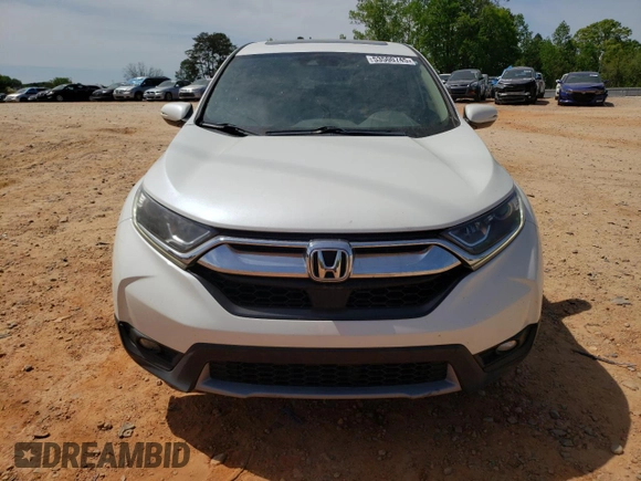 2018 Honda CR-V EX-L with VIN 2HKRW1H84JH518798, listed as a Copart auction lot 53500745 with 131,475 mi miles and Salvage Title. Bid and sale history available at DreamBid. Image 5.