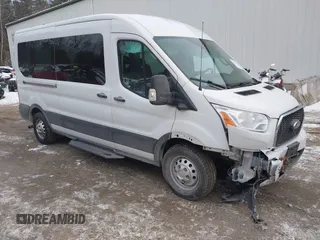 2022 Ford Transit with VIN 1FBAX9CG9NKA49419, listed as a IAAI auction lot 41342452 with 17,602 mi miles and . Bid and sale history available at DreamBid. Image 1.