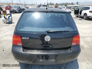 2003 Volkswagen Golf GLS with VIN 9BWGK61J334073949, listed as a Copart auction lot 64709734 with 186,113 mi miles and Salvage Title. Bid and sale history available at carsss.com. Image 6.