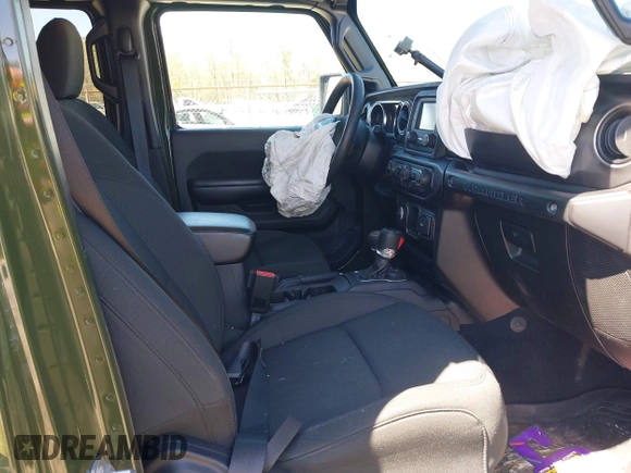 2021 Jeep Wrangler Unlimited Sport S with VIN 1C4HJXDG5MW804748, listed as a IAAI auction lot 41878895 with 35,839 mi miles and . Bid and sale history available at DreamBid. Image 5.