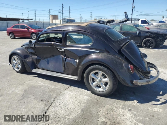 1963 Volkswagen Beetle with VIN 5020781, listed as a Copart auction lot 68491334 with 36,482 mi miles and Salvage Title. Bid and sale history available at DreamBid. Image 2.