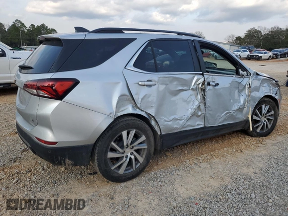 2022 Chevrolet Equinox LT with VIN 3GNAXKEV6NL254023, listed as a Copart auction lot 47065855 with 72,442 mi miles and Salvage Title. Bid and sale history available at DreamBid. Image 3.