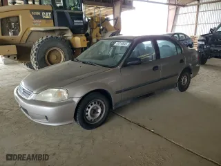 2000 Honda Civic LX with VIN 1HGEJ6671YL054252, listed as a Copart auction lot 53310845 with 215,222 mi miles and Clean Title. Bid and sale history available at carsss.com. Image 1.