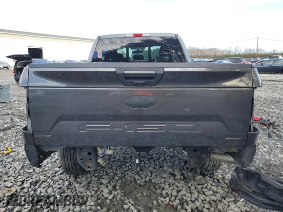 2018 Ford F-150 XL with VIN 1FTEX1EP9JFE00960, listed as a Copart auction lot 86836974 with 81,255 mi miles and Salvage Title. Bid and sale history available at carsss.com. Image 6.