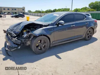 2015 Kia Optima LX with VIN KNAGM4A77F5643802, listed as a Copart auction lot 58142635 with 138,960 mi miles and Salvage title. Bid and sale history available at DreamBid. Image 1.