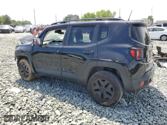 2018 Jeep Renegade Trailhawk with VIN ZACCJBCB0JPH15701, listed as a Copart auction lot 57450485 with Not provided miles and Salvage title. Bid and sale history available at DreamBid. Image 2.