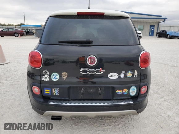 2016 FIAT 500L Trekking with VIN ZFBCFADH6GZ037404, listed as a Copart auction lot 87932655 with 133,581 mi miles and Salvage Title. Bid and sale history available at carsss.com. Image 6.
