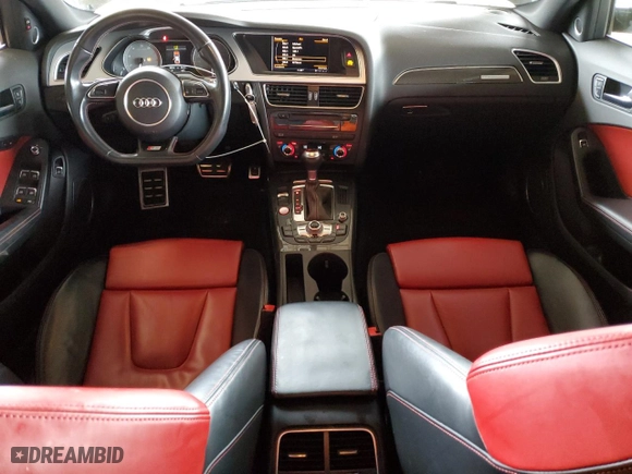 2016 Audi S4 Premium Plus with VIN WAUBGAFL6GA005362, listed as a Copart auction lot 85943104 with 90,910 mi miles and Salvage Title. Bid and sale history available at carsss.com. Image 8.
