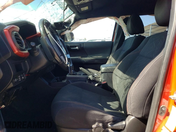 2017 Toyota Tacoma SR5 with VIN 3TMDZ5BN7HM025726, listed as a Copart auction lot 47418515 with 130,436 mi miles and Salvage Title. Bid and sale history available at carsss.com. Image 7.