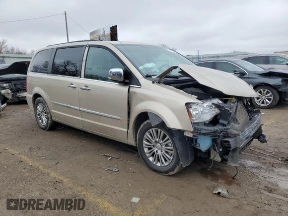 2014 Chrysler Town & Country Touring-L with VIN 2C4RC1CG2ER165008, listed as a Copart auction lot 43344605 with 132,203 mi miles and Salvage Title. Bid and sale history available at carsss.com. Image 4.