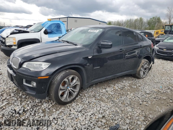 2013 BMW X6 xDrive50i z VIN 5UXFG8C52DL591320, wystawiony jako Copart lot #55245075 z przebiegiem Nie podano mil oraz Szkoda całkowita • Salvage title. Historia ofert i sprzedaży dostępna na DreamBid. Obrazek 1.