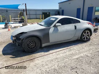 2003 Nissan 350Z Enthusiast with VIN JN1AZ34D53T104496, listed as a Copart auction lot 45953535 with 177,817 mi miles and Salvage Title. Bid and sale history available at carsss.com. Image 1.