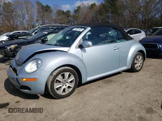 2009 Volkswagen Beetle S with VIN 3VWRF31Y09M402197, listed as a Copart auction lot 43861405 with 59,644 mi miles and Salvage Title. Bid and sale history available at DreamBid. Image 1.