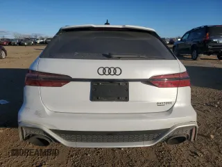 2021 Audi RS 6 with VIN WUA1CAF20MN906638, listed as a Copart auction lot 42914105 with 32,522 mi miles and Salvage Title. Bid and sale history available at carsss.com. Image 6.