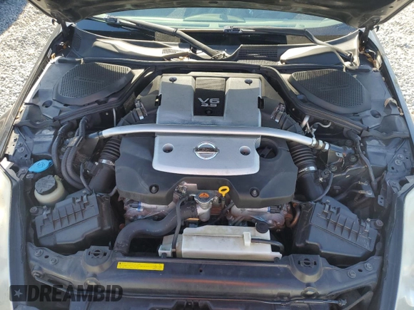 2008 Nissan 350Z Enthusiast with VIN JN1BZ36A28M852003, listed as a Copart auction lot 86048484 with 66,217 mi miles and Salvage Title. Bid and sale history available at DreamBid. Image 11.