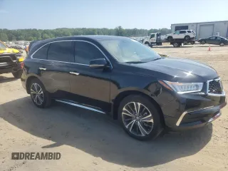 2020 Acura MDX Technology with VIN 5J8YD3H52LL002085, listed as a Copart auction lot 65611955 with 27,730 mi miles and Salvage title. Bid and sale history available at DreamBid. Image 4.