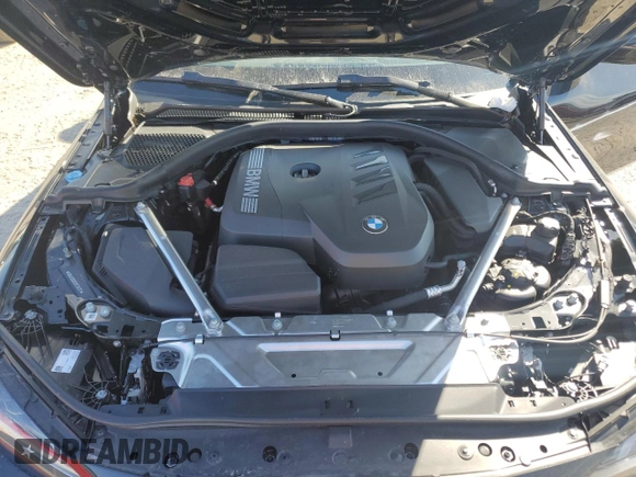 2025 BMW 4 Series 430i with VIN WBA33DB02SCT34117, listed as a Copart auction lot 44116355 with 7,687 mi miles and Clean Title. Bid and sale history available at carsss.com. Image 11.