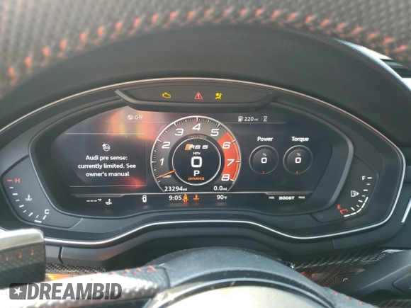2019 Audi RS 5 z VIN WUAPWAF59KA902975, wystawiony jako Copart lot #58543363 z przebiegiem 23 294 mil mil oraz . Historia ofert i sprzedaży dostępna na DreamBid. Obrazek 9.