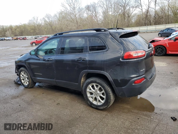 2016 Jeep Cherokee Sport with VIN 1C4PJMAB5GW204772, listed as a Copart auction lot 53830525 with 95,278 mi miles and Salvage Title. Bid and sale history available at carsss.com. Image 2.