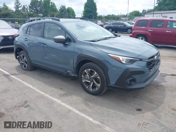 2024 Subaru Crosstrek Premium z VIN JF2GUADC7R8299418, wystawiony jako IAAI lot #42358005 z przebiegiem 21 690 mil mil oraz . Historia ofert i sprzedaży dostępna na DreamBid. Obrazek 1.