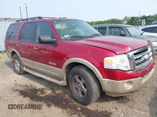2007 Ford Expedition Eddie Bauer with VIN 1FMFU18577LA36874, listed as a IAAI auction lot 42417680 with Not provided miles and . Bid and sale history available at DreamBid. Image 1.