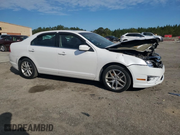 2011 Ford Fusion SEL with VIN 3FAHP0JA6BR229331, listed as a Copart auction lot 46366005 with 128,052 mi miles and Salvage Title. Bid and sale history available at carsss.com. Image 4.