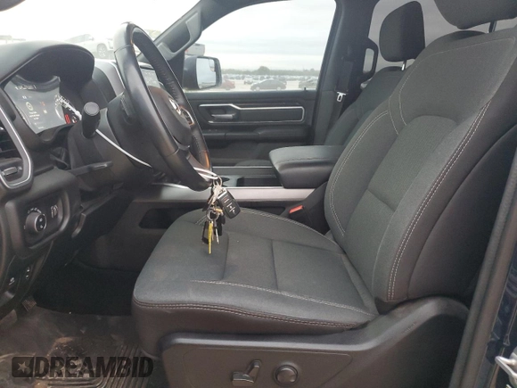 2022 Ram 1500 Big Horn with VIN 1C6RREMT0NN475485, listed as a Copart auction lot 78868054 with 52,306 mi miles and Salvage Title. Bid and sale history available at carsss.com. Image 7.
