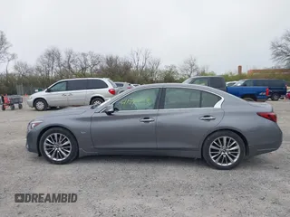 2018 Infiniti Q50 3.0t LUXE with VIN JN1EV7AR5JM441925, listed as a IAAI auction lot 41975558 with 139,243 mi miles. Bid and sale history available at carsss.com. Image 15.