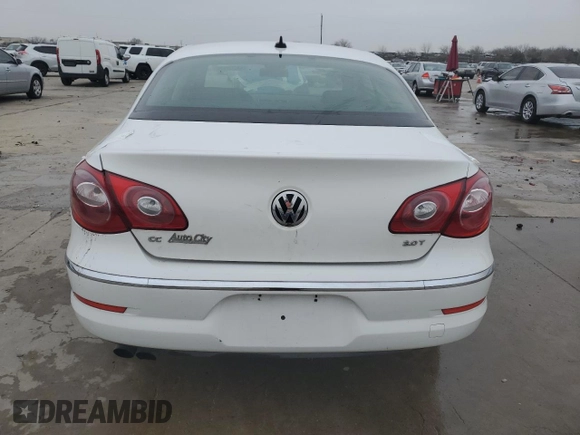 2012 Volkswagen CC Sport with VIN WVWMN7AN4CE515998, listed as a Copart auction lot 44262105 with 105,639 mi miles and Salvage Title. Bid and sale history available at carsss.com. Image 6.