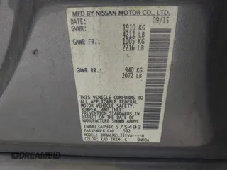 2015 Nissan Altima SV z VIN 1N4AL3AP9FC575493, wystawiony jako IAAI lot #42065104 z przebiegiem 230 291 mil mil oraz . Historia ofert i sprzedaży dostępna na DreamBid. Obrazek 9.