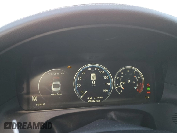 2017 Jaguar XF 35t R-Sport with VIN SAJBF4BV7HCY34043, listed as a Copart auction lot 78436874 with 68,912 mi miles and Salvage Title. Bid and sale history available at carsss.com. Image 9.