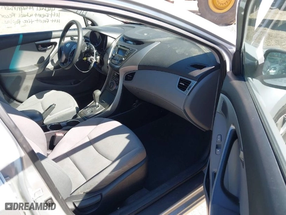 2013 Hyundai Elantra GLS PZEV with VIN 5NPDH4AE9DH294096, listed as a IAAI auction lot 41859208 with 138,066 mi miles. Bid and sale history available at carsss.com. Image 5.