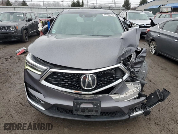 2021 Acura RDX w/Technology Package with VIN 5J8TC2H56ML000834, listed as a Copart auction lot 84500614 with 56,396 mi miles and Salvage Title. Bid and sale history available at carsss.com. Image 5.