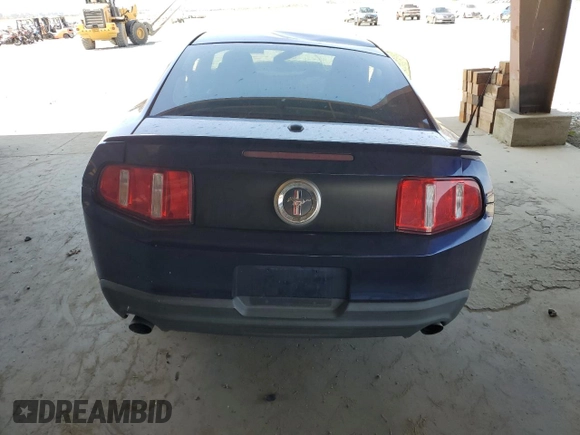 2012 Ford Mustang Premium with VIN 1ZVBP8AM4C5214966, listed as a Copart auction lot 62237965 with Not provided miles and Salvage title. Bid and sale history available at DreamBid. Image 6.