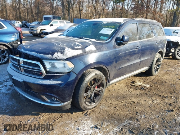 2014 Dodge Durango SXT with VIN 1C4RDHAG5EC369951, listed as a IAAI auction lot 41278358 with 214,453 mi miles and . Bid and sale history available at carsss.com. Image 2.