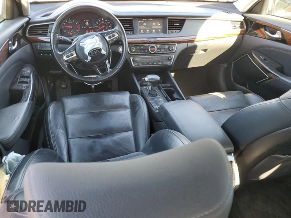 2017 Kia Cadenza Premium with VIN KNALB4J15H5039328, listed as a Copart auction lot 85737924 with 84,686 mi miles and Salvage Title. Bid and sale history available at carsss.com. Image 8.