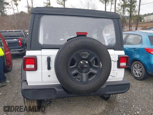 2022 Jeep Wrangler Unlimited Willys Sport with VIN 1C4HJXDN1NW175134, listed as a IAAI auction lot 41615254 with 28,762 mi miles and . Bid and sale history available at DreamBid. Image 16.