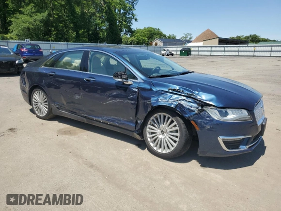 2017 Lincoln MKZ Hybrid Reserve with VIN 3LN6L5MU3HR634535, listed as a Copart auction lot 59282145 with 24,078 mi miles and Salvage title. Bid and sale history available at DreamBid. Image 4.