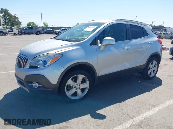 2015 Buick Encore Convenience with VIN KL4CJFSB8FB039843, listed as a IAAI auction lot 42042100 with 78,245 mi miles. Bid and sale history available at carsss.com. Image 2.