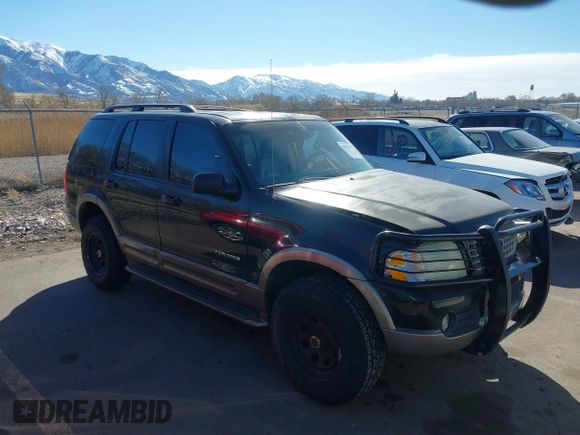 2002 Ford Explorer Eddie Bauer z VIN 1FMDU74W82ZC83464, wystawiony jako IAAI lot #41652672 z przebiegiem 145 151 mil mil oraz . Historia ofert i sprzedaży dostępna na DreamBid. Obrazek 1.