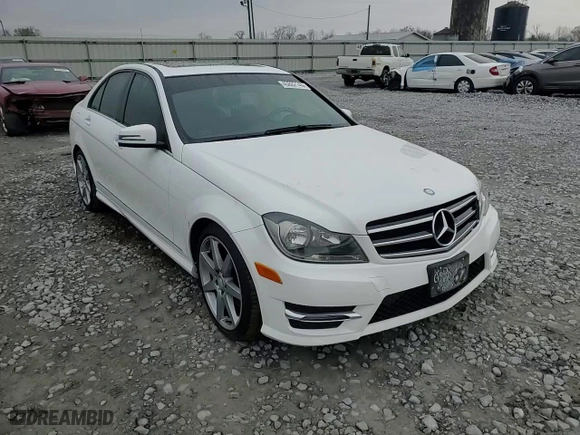 2014 Mercedes-Benz C-Class C 300 Sport with VIN WDDGF8AB9EA961215, listed as a Copart auction lot 45882145 with 113,950 mi miles and Salvage Title. Bid and sale history available at carsss.com. Image 10.