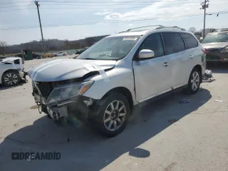 2014 Nissan Pathfinder Platinum with VIN 5N1AR2MMXEC631942, listed as a Copart auction lot 49101505 with 144,403 mi miles and Clean Title. Bid and sale history available at carsss.com. Image 1.
