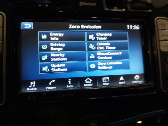 2016 Nissan LEAF SV with VIN 1N4BZ0CP2GC304243, listed as a IAAI auction lot 41914959 with 85,420 mi miles. Bid and sale history available at carsss.com. Image 14.