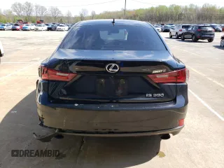 2014 Lexus IS 350 with VIN JTHBE1D26E5011363, listed as a Copart auction lot 52160595 with 124,813 mi miles and Salvage Title. Bid and sale history available at carsss.com. Image 6.