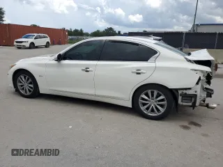 2017 Infiniti Q50 Premium with VIN JN1EV7AP7HM732368, listed as a Copart auction lot 59791965 with 127,699 mi miles and Salvage title. Bid and sale history available at DreamBid. Image 2.