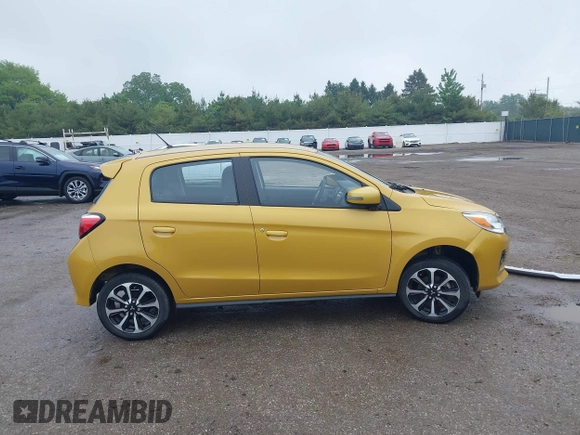 2024 Mitsubishi Mirage Black Edition with VIN ML32AWHJ7RH003579, listed as a IAAI auction lot 42312871 with 25,160 mi miles and . Bid and sale history available at DreamBid. Image 13.