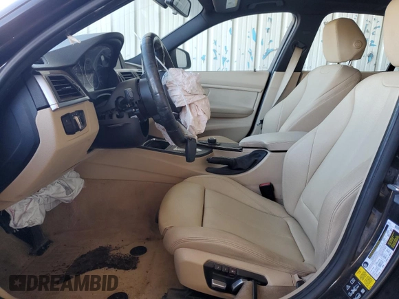 2016 BMW 3 Series 320i xDrive with VIN WBA8A3C57GK551997, listed as a Copart auction lot 46166335 with Not Provided miles and Salvage Title. Bid and sale history available at DreamBid. Image 7.