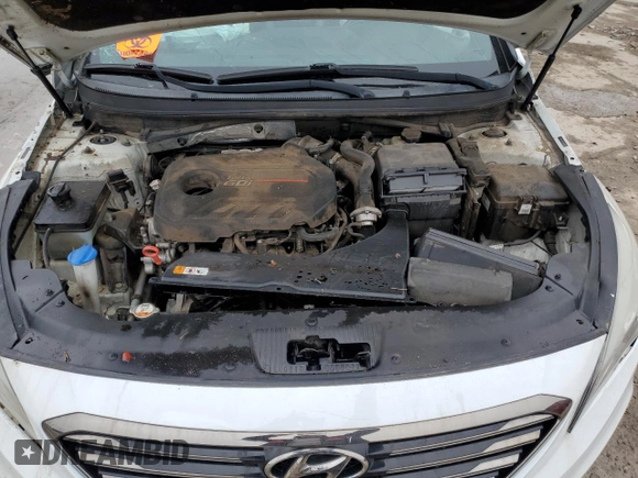 2015 Hyundai Sonata Sport with VIN 5NPE34AB0FH083851, listed as a Copart auction lot 44110145 with Not Provided miles and Salvage Title. Bid and sale history available at carsss.com. Image 12.